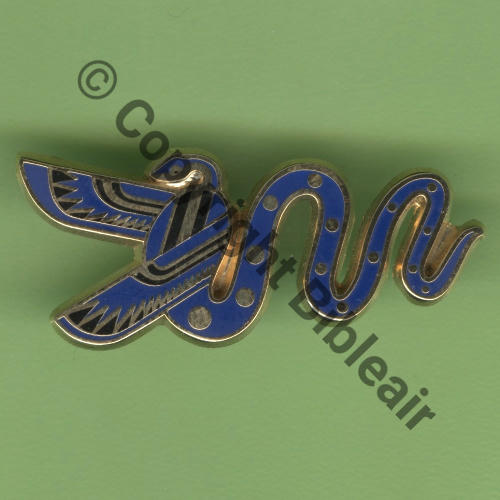 CALEDONIE  A1457 BR.107 2015 2eDRILLE HELICO ETOM.52 TONTOUTA  PB (PICHARD BALME) 1Attache PINS Dos scintillant Src.Y.GENTY 74Eur(x5) 